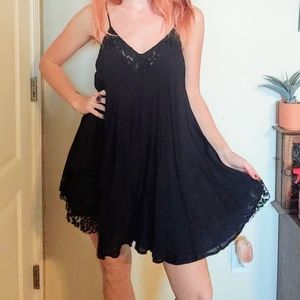 Little black lacey dress